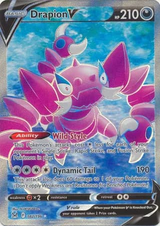 Drapion V (Full Art)  Pokemon card