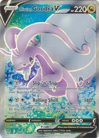 Hisuian Goodra V (Full Art)  Pokemon card
