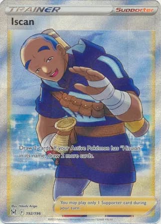 Iscan (Full Art)  Pokemon card