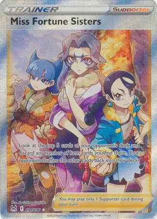 Miss Fortune Sisters (Full Art)  Pokemon card