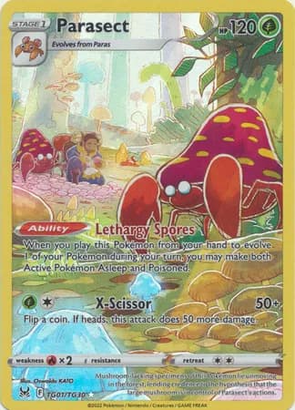 Parasect  Pokemon card