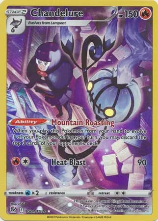 Chandelure  Pokemon card