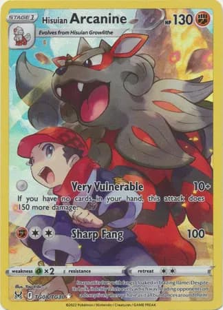 Hisuian Arcanine  Pokemon card