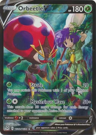 Orbeetle V  Pokemon card