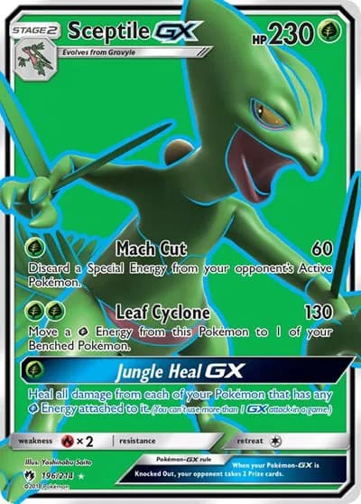 Sceptile GX (Full Art)  Pokemon card