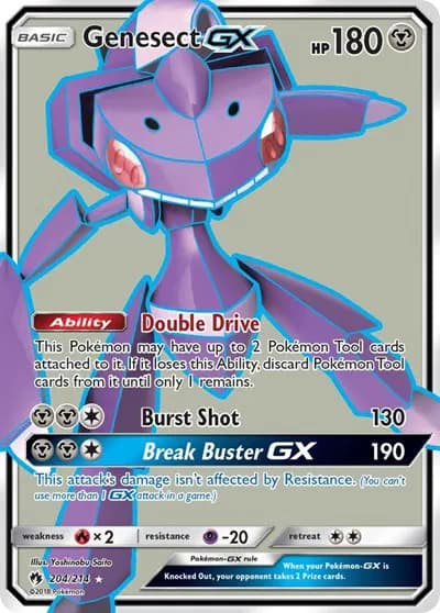 Genesect GX (Full Art)  Pokemon card