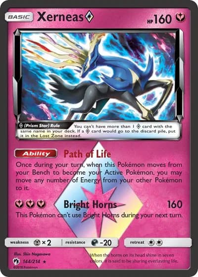 Xerneas Prism Star  Pokemon card