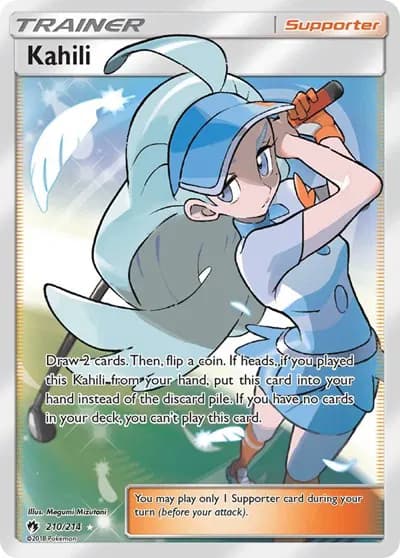 Kahili (Full Art)  Pokemon card