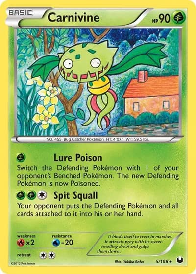 Carnivine  Pokemon card