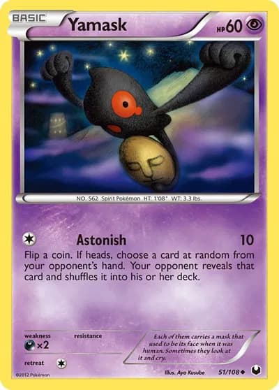 Yamask  Pokemon card