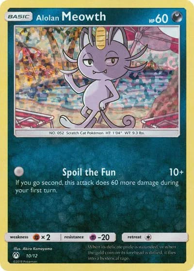 Alolan Meowth  Pokemon card