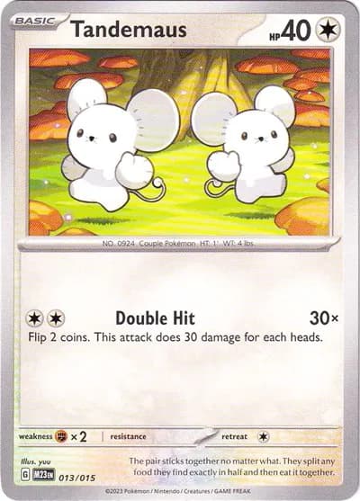 Tandemaus  Pokemon card