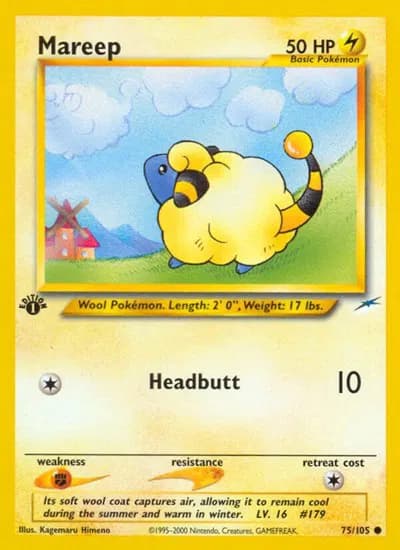 Mareep  Pokemon card