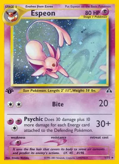 Espeon  Pokemon card