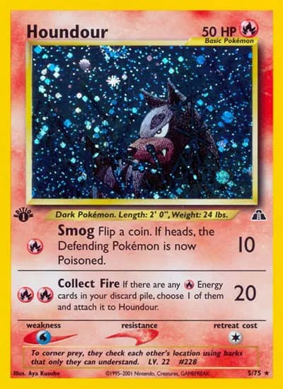 Houndour  Pokemon card