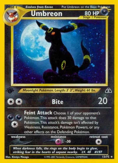 Umbreon  Pokemon card
