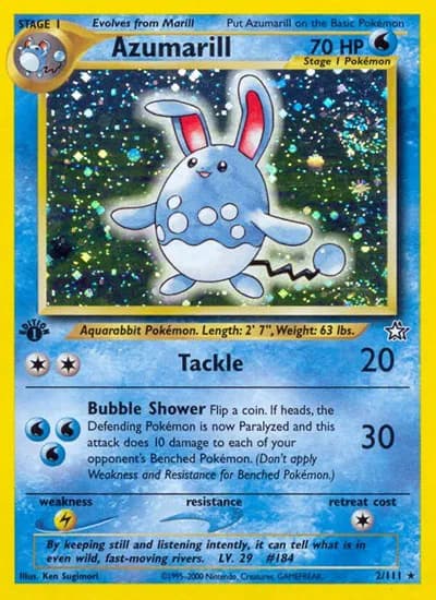 Azumarill  Pokemon card