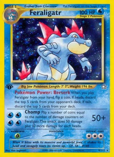 Feraligatr  Pokemon card