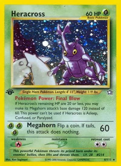 Heracross  Pokemon card