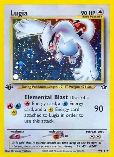 Lugia  Pokemon card