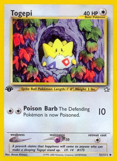 Togepi  Pokemon card