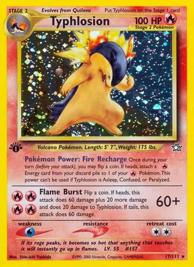 Typhlosion (17)  Pokemon card