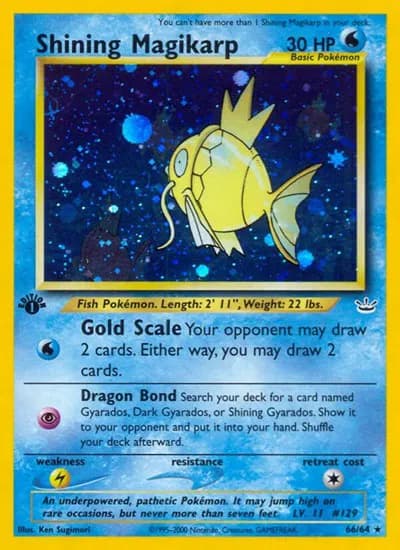 Shining Magikarp  Pokemon card