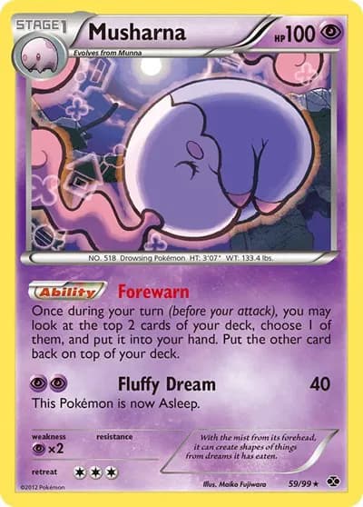 Musharna  Pokemon card