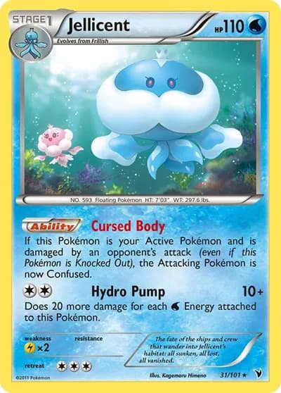 Jellicent  Pokemon card