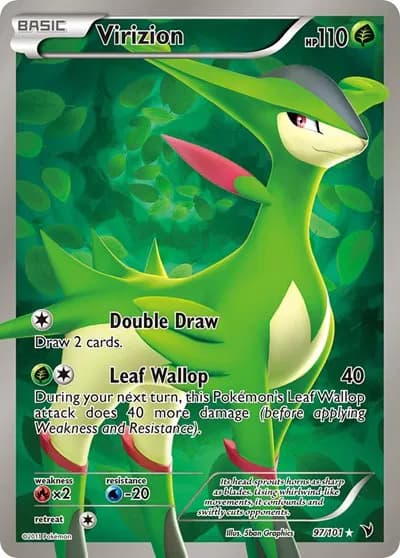 Virizion (Full Art)  Pokemon card