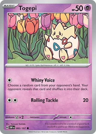Togepi  Pokemon card