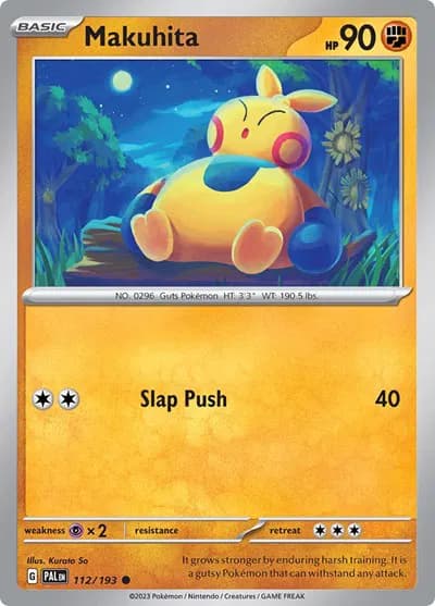 Makuhita  Pokemon card