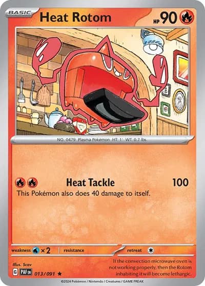 Heat Rotom  Pokemon card