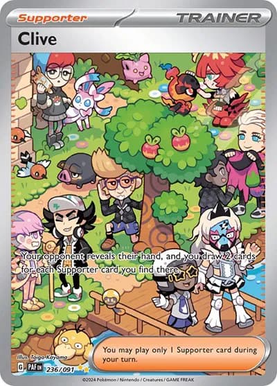 Clive Pokemon card