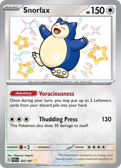 Snorlax  Pokemon card