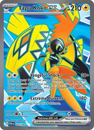 Tapu Koko ex Pokemon card