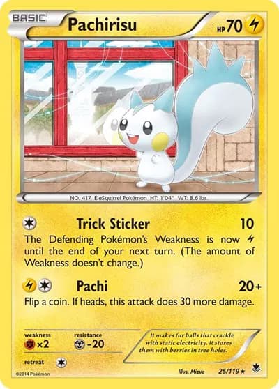 Pachirisu  Pokemon card