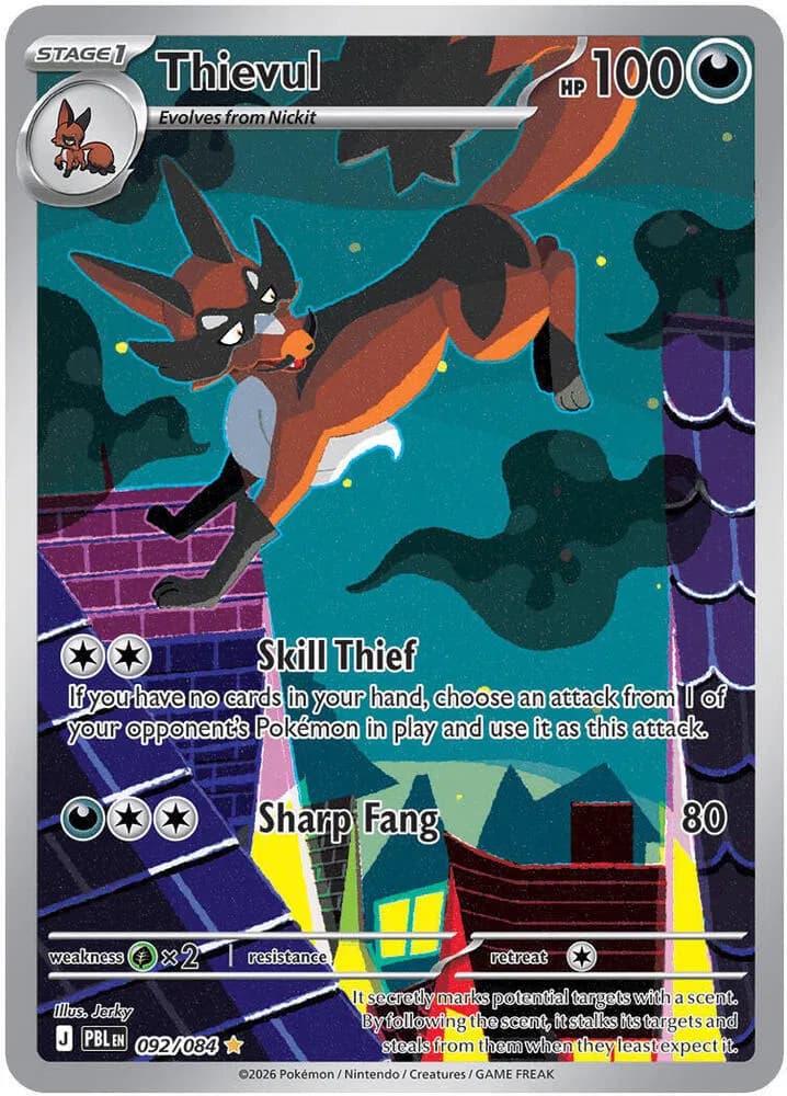 Thievul - 092/084 Pokemon card
