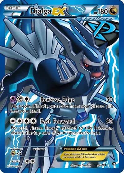 Dialga EX (Team Plasma) (99 Full Art)  Pokemon card
