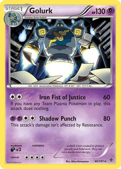 Golurk  Pokemon card