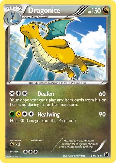 Dragonite  Pokemon card