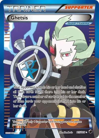 Ghetsis (Team Plasma) (Full Art) Pokemon card