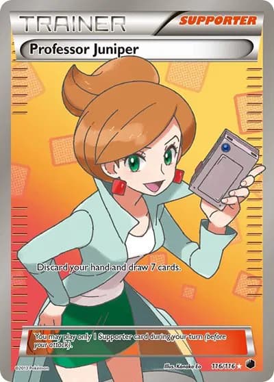 Professor Juniper (116 Full Art)  Pokemon card