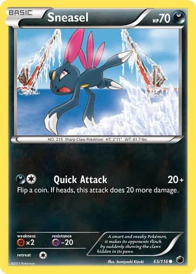 Sneasel  Pokemon card