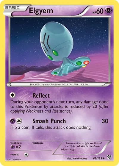 Elgyem (69)  Pokemon card