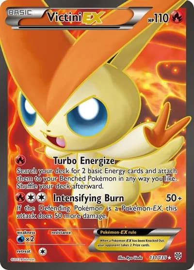 Victini EX (131 Full Art)  Pokemon card