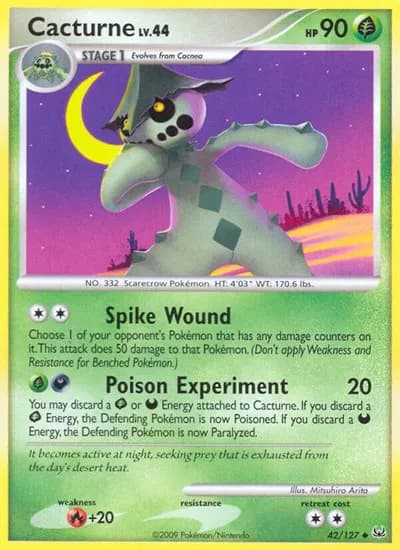 Cacturne  Pokemon card
