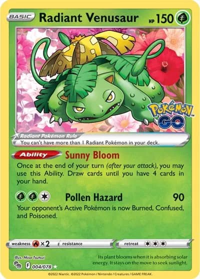 Radiant Venusaur  Pokemon card