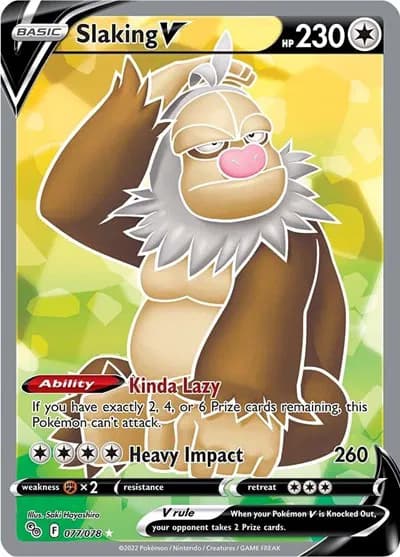 Slaking V (Full Art)  Pokemon card