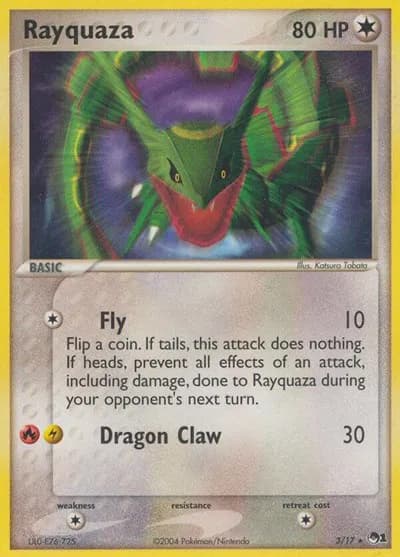 Rayquaza  Pokemon card